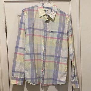 American Eagle Outfitters Multicolor Plaid Shirt
